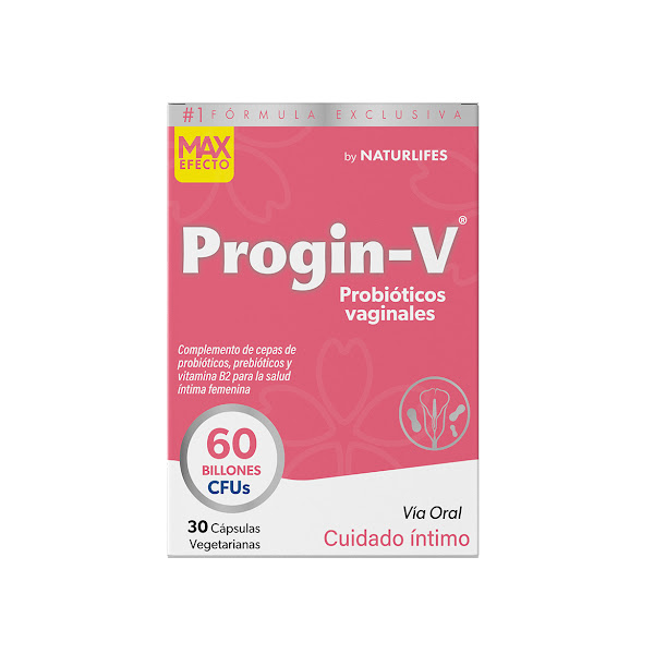 Progin-V 60Billones Cfus X 30Caps Vag Naturlifes