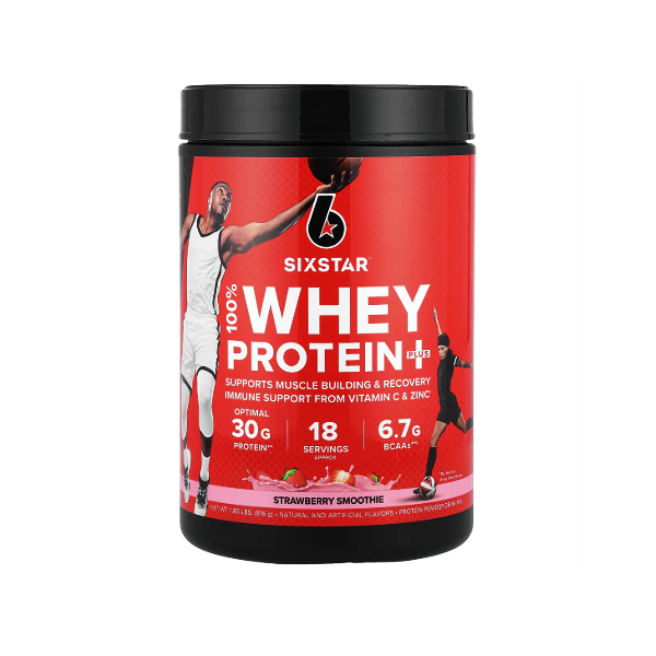Sixstar 100%Whey Protein Plus Strawberry Smoothie 816Gr