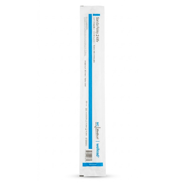 Sonda Foley Silicon 3V N-24 Punta T. Couvelaire Mc Medical