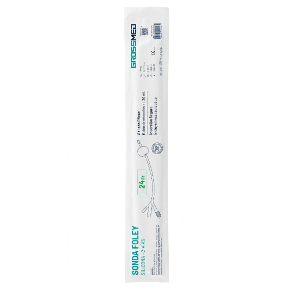 Sonda Foley Silicon 3V N-24Fr Balon 30Ml Grossmed