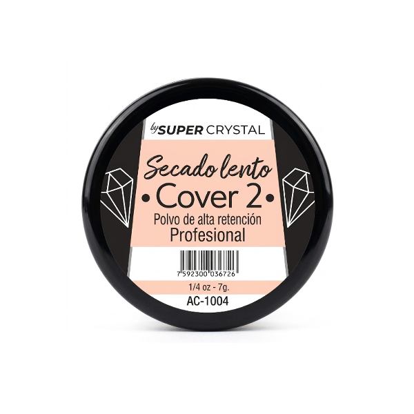 Super Crystal Polvo De Resina Cover N-2 Secado Lento 7Gr.