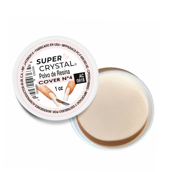 Super Crystal Polvo De Resina Cover N-4 7Gr.
