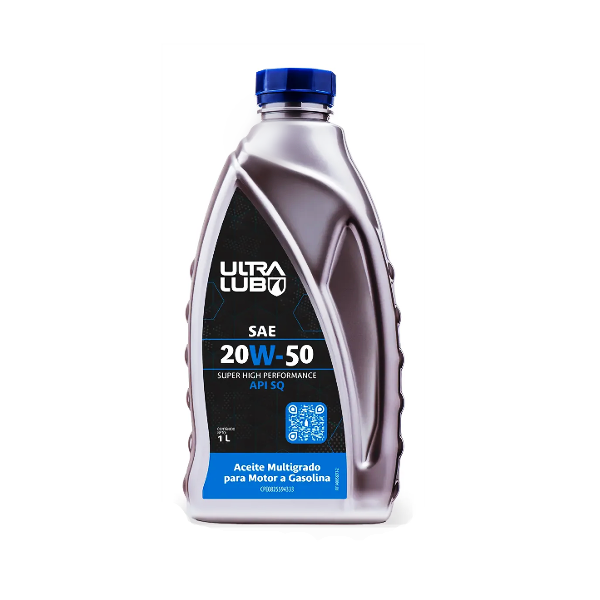 Ultra Lub Aceite Multigrado Para Motor A Gasolina Api Sq 20W-50 1L.