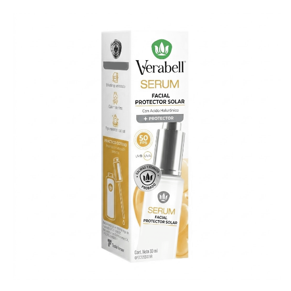 Verabell Serum Protector Solar Facial Spf.50 X 30Ml