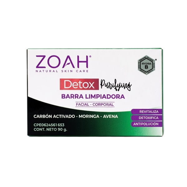 Zoah Barra Limpiadora Detox Purificante 90Gr
