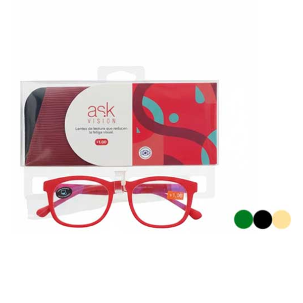 Ask Lente De Lectura Con Estuche Dioptria +1.00 Gaf-S6778S-10