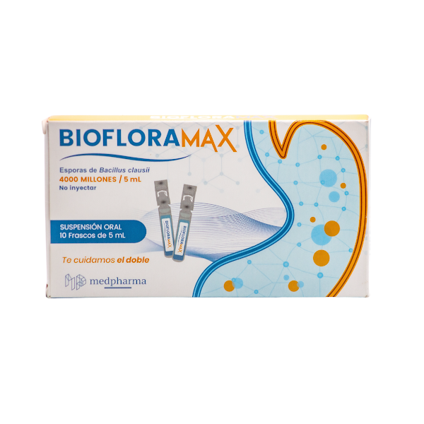 Bioflora Max 4000Millones Suspensión Oral X 5Ml. X 1 Vial Medpharma