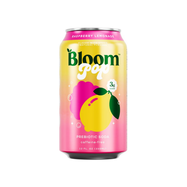 Bloom Pop Sparkling Bebida Energetica Raspberry Lemonade 355Ml