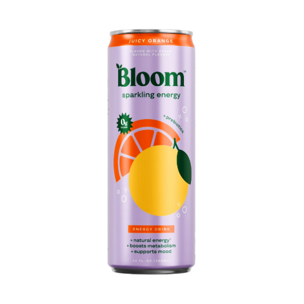 Bloom Sparkling Bebida Energetica Juicy Orange 355Ml