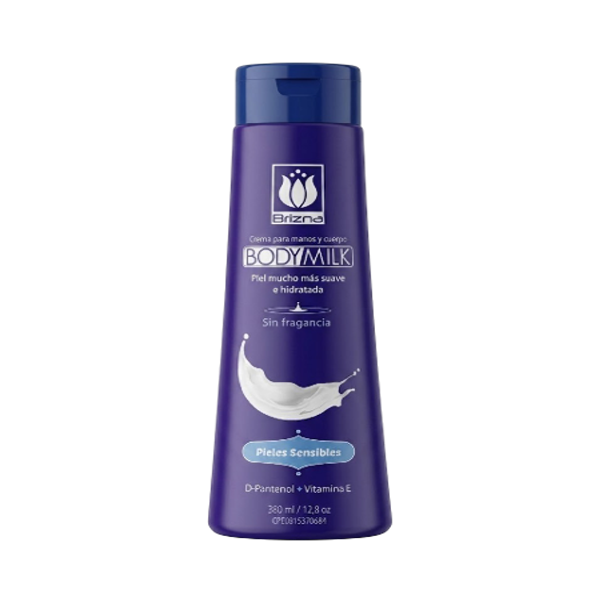 Brizna Crema Para Manos Y Cuerpo Sin Fragancia Piel Sensible 380Ml
