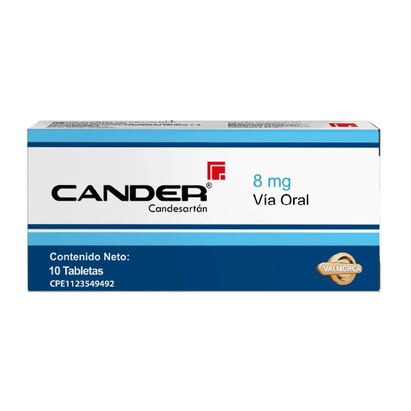 Cander 8Mg X 10 Tabletas Valmorca