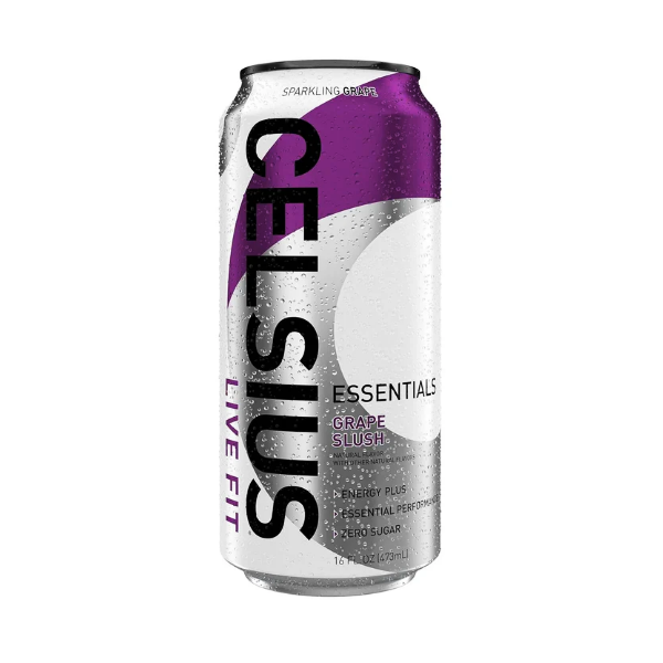 Celsius Sparkling Bebida Energetica Grape 473Ml