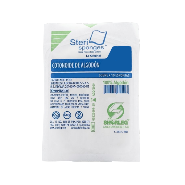 Cotonoide De Algodon 7Mmx7Mm X 10 Unidades. Sh-2223