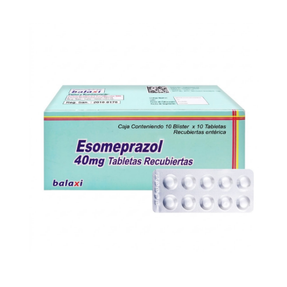 Esomeprazol 40Mg X  10 Tabletas De Dispensador Balaxi