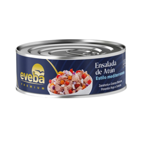 Eveba Premium Ensalada De Atun Mediterranea 170Gr.