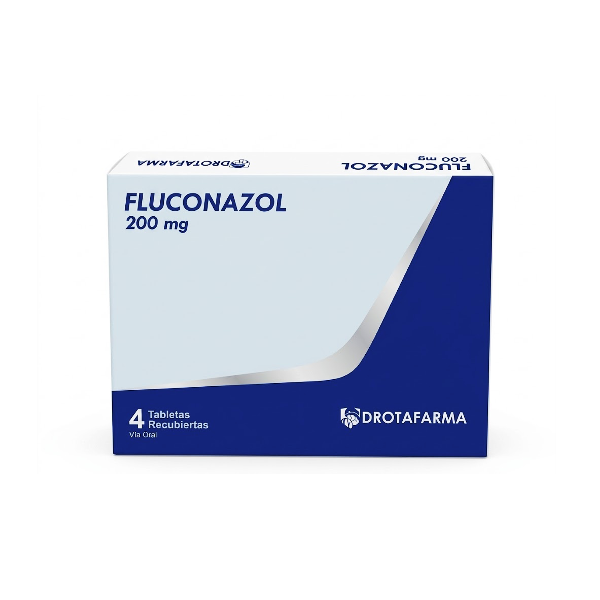 Fluconazol 200Mg  X 4 Tabletas Drotafarma