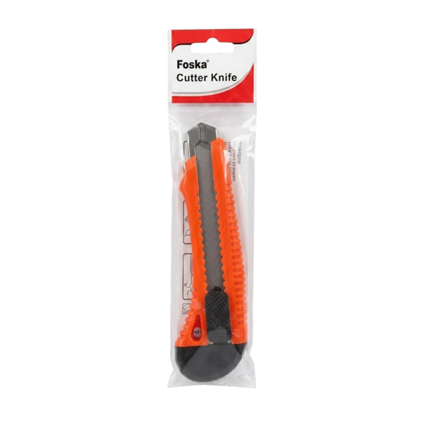 Foska Exacto Cutter Mango Plastico Amarillo
