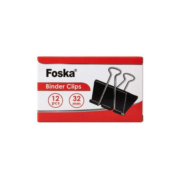 Foska Ganchos De Mordaza 32Mm 12Pcs