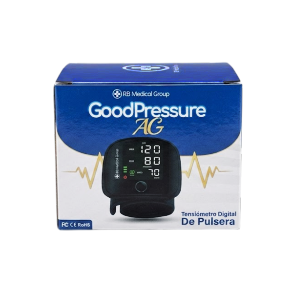 Good Pressure Tensiometro Digital Ag De Pulsera Negro
