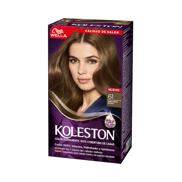 Koleston Tinte Kit 61 Rubio Cenizo Oscuro