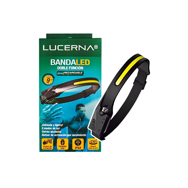 Lucerna Bandaled Doble Funcion Recargable