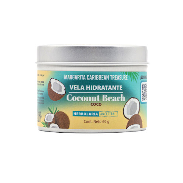 Margarita Caribbean Vela Para Masaje Coconut X60Gr