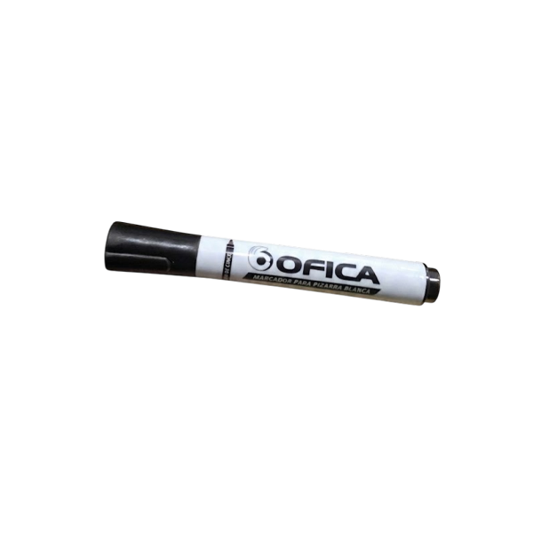 Ofica Marcador De Pizarra Negro Punta De Cincel
