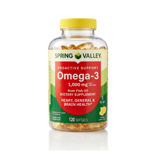 Omega 3 1000Mg X 120 Cápsulas Spring Valley
