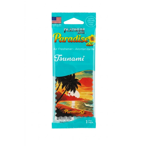 Paradise Ambientador Para Carro En Papel Tsunami 15Gr.