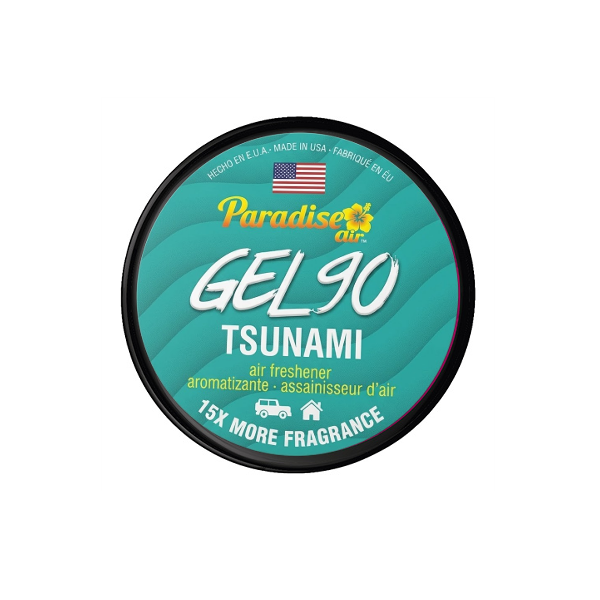 Paradise Ambientador Para Carro En Gel Tsunami 15Gr.