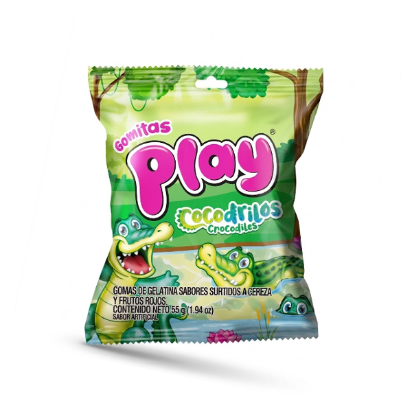 Play Gomitas Cocodrilos 55Gr