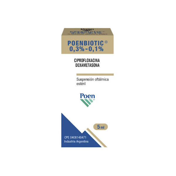 Poenbiotic 0.3%/0.1% Sol./Oft. X 5Ml Poen