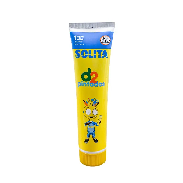 Solita D2 Pintadedos Color Amarillo 100Gr