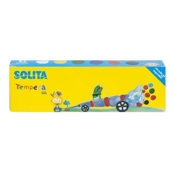 Solita Tempera Gel X 6 Unidades
