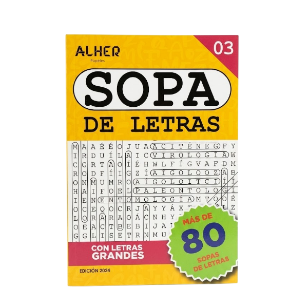 Sopa De Letras 03. Alher