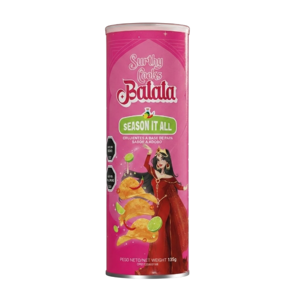 Surthy Cooks Batata Papas Sabor Adobo 135Gr