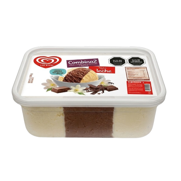 Tio Rico Helado Combina2 Con Leche 2Lt.