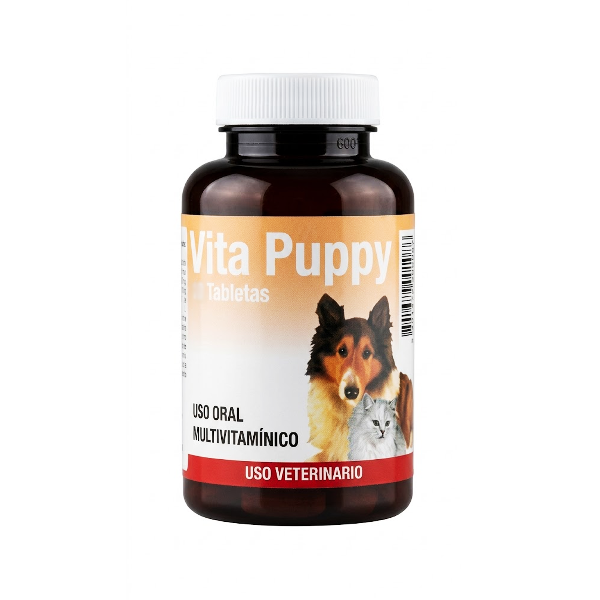Vita Puppy Multivitaminico X 60 Tabletas (Uso Veterinario) Calox