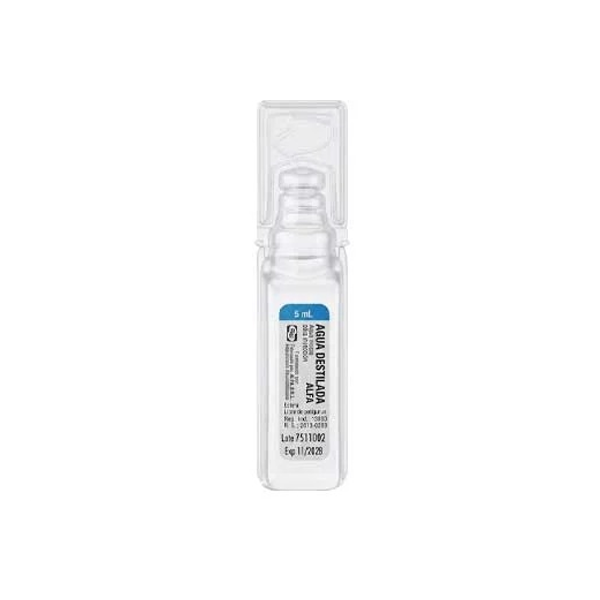 Agua Esteril Ampolla 5Ml Alfa