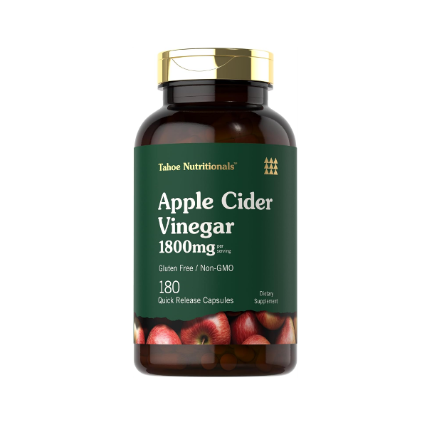 Apple Cider Vinegar 1800Mg X 180 Cápsulas Tahoe Nutritionals