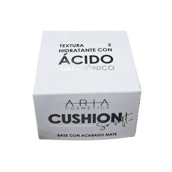 Aria Cosmetics Cushion So Soft  / Base Mate Tono 4W Canela 20Ml