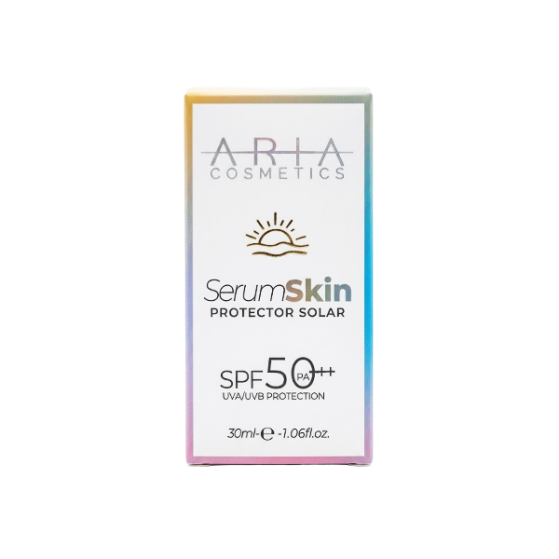 Aria Cosmetics Serum Skin Protector Solar 50Spf Sin Color 30Ml