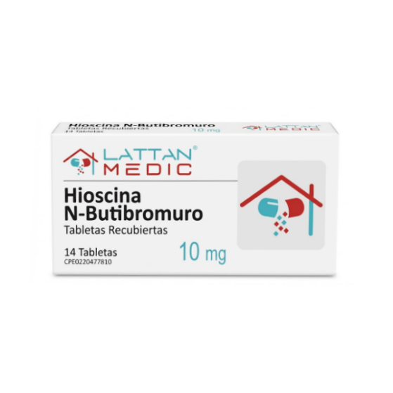 Butilbromuro De Hioscina 10Mg X 14 Tabletas  Lattan