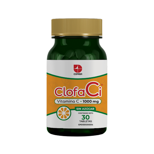 Clofaci Vitamina C 1000Mg Sin Azúcar  X 30 Tabletas Cofasa