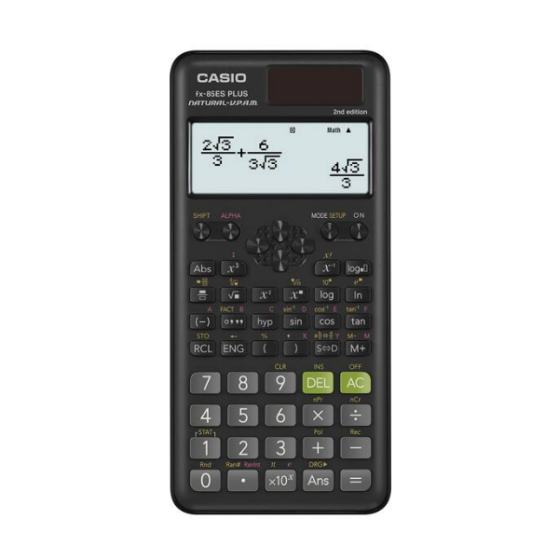 Casio Calculadora Cientifica Fx-85Es Plus