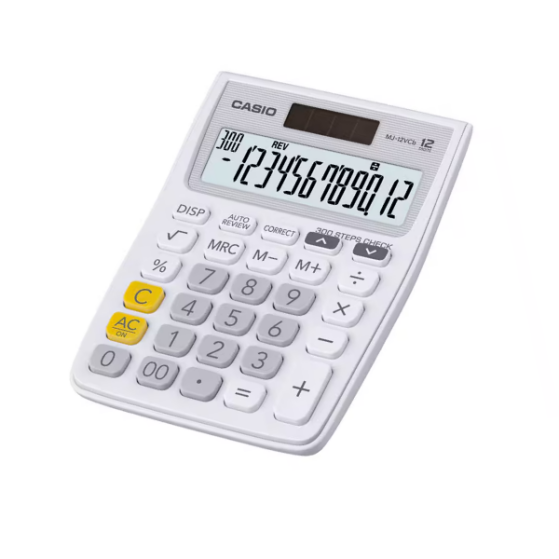 Casio Calculadora Electrónica Mj-12Vcb-We
