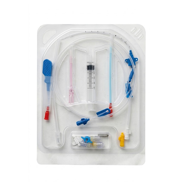 Cateter Central Trilumen 4Fr-13Cm Hauffman
