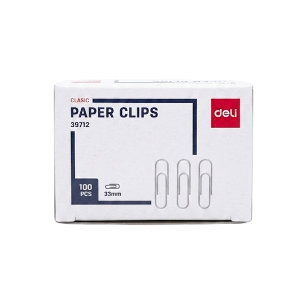 Deli Clips 33Mm 100Pcs