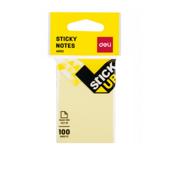 Deli Stick Up Notas Autoadhesivas Color Surt X100 38X51Mm