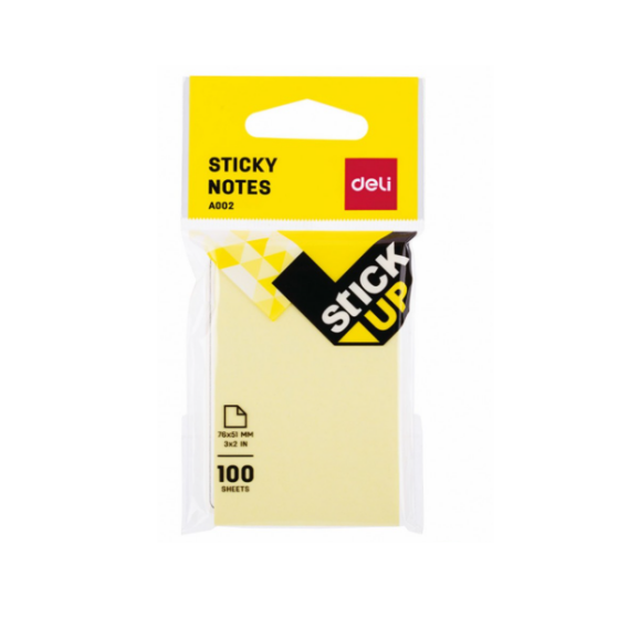 Deli Stick Up Notas Autoadhesivas Color Surt X100 38X51Mm